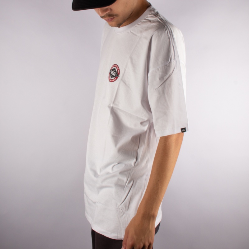 Camiseta Vans Drop V Diamond Classic Branco